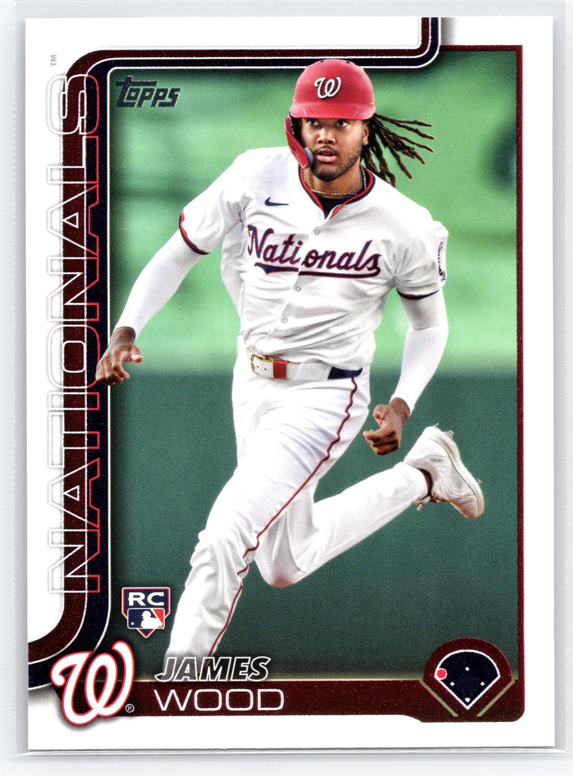 2025 Topps #181 James Wood Washington Nationals Rookie