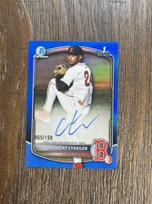 2025 Bowman Draft - Chrome Prospect Autographs Anthony Eyanson #CPA-AE Blue /150