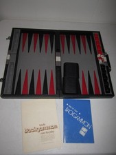 1974 Western Publishing Basic Backgammon Board Game Set H.I.T. Bowling Edition