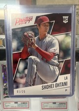 2018 Panini Chronicles - Prestige Shohei Ohtani #28 Red /25 (RC)