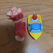 Ghibli Ponyo on the Cliff Miniature Figure 3 Piece Set Rare