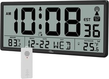 WallarGe 14.5 Jumbo Atomic Wall Clock Indoor ...