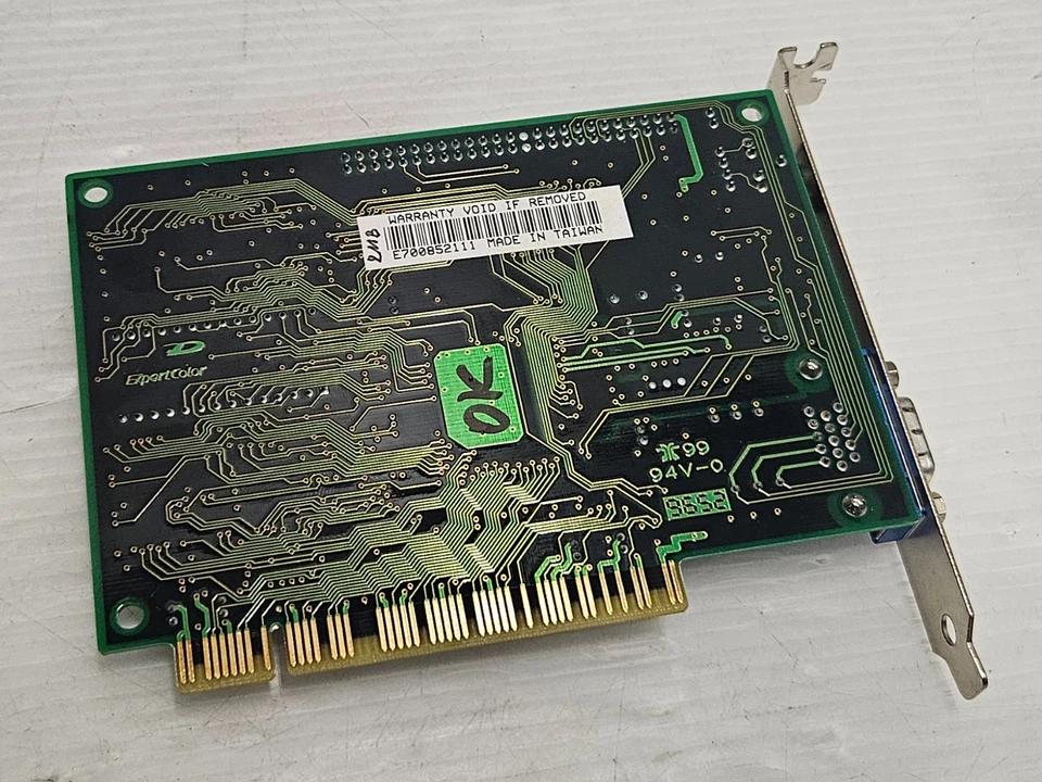 S3 Trio64V2/DX, 86C775, VRAM 2MB, PCI, VGA, Expert Color DSV3365V2, WORKING CARD - image 3 of 4
