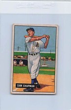 1951 Bowman #9 Sam Chapman Athletics VG/EX *DA-E1713