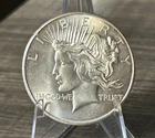 LIBERTY FINE SILVER PEACE ROUND - PEACE DOLLAR DESIGN