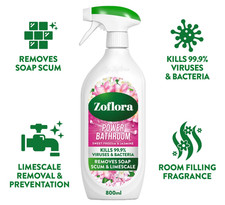 Zoflora Power Bathroom Spray 800ml - Sweet Freesia & Jasmine 18.74 per litre