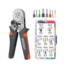 Ferrule Crimping Tool HSC8 6-4/6-6 0.25–10mm² Wire Terminal Pliers Set
