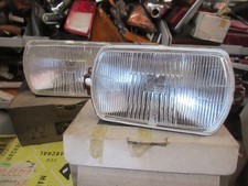 Auto e camion vari - Coppia fanali anteriori incasso bianchi - Ricambio nuovo