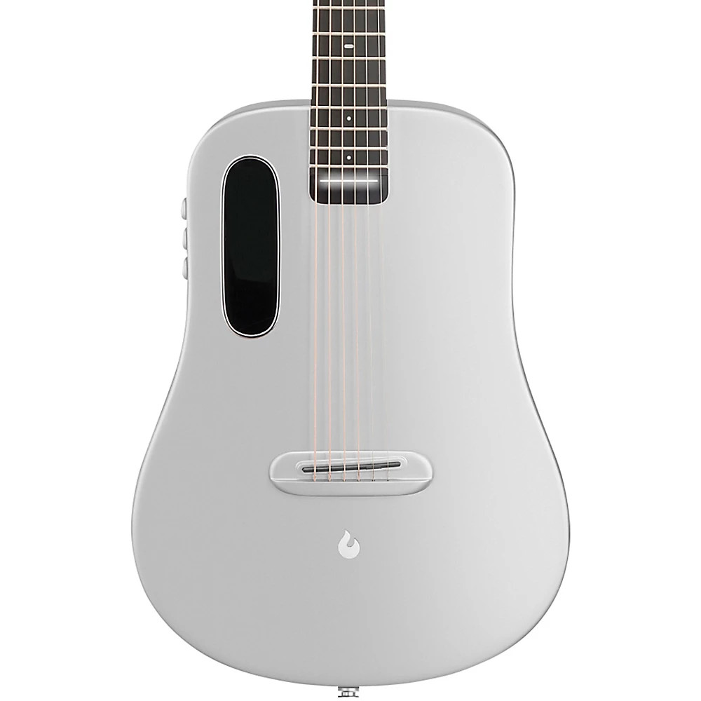 LAVA MUSIC ME Air Carbon Fiber 36 Acoustic-Electric Guitar wAirflow Bag Silver 80290₽