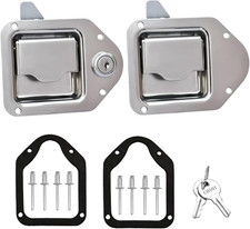 Truck Tool Box Latch Replacement- 304 Stainless Truck Toolbox Lock kit 4 2 Pack