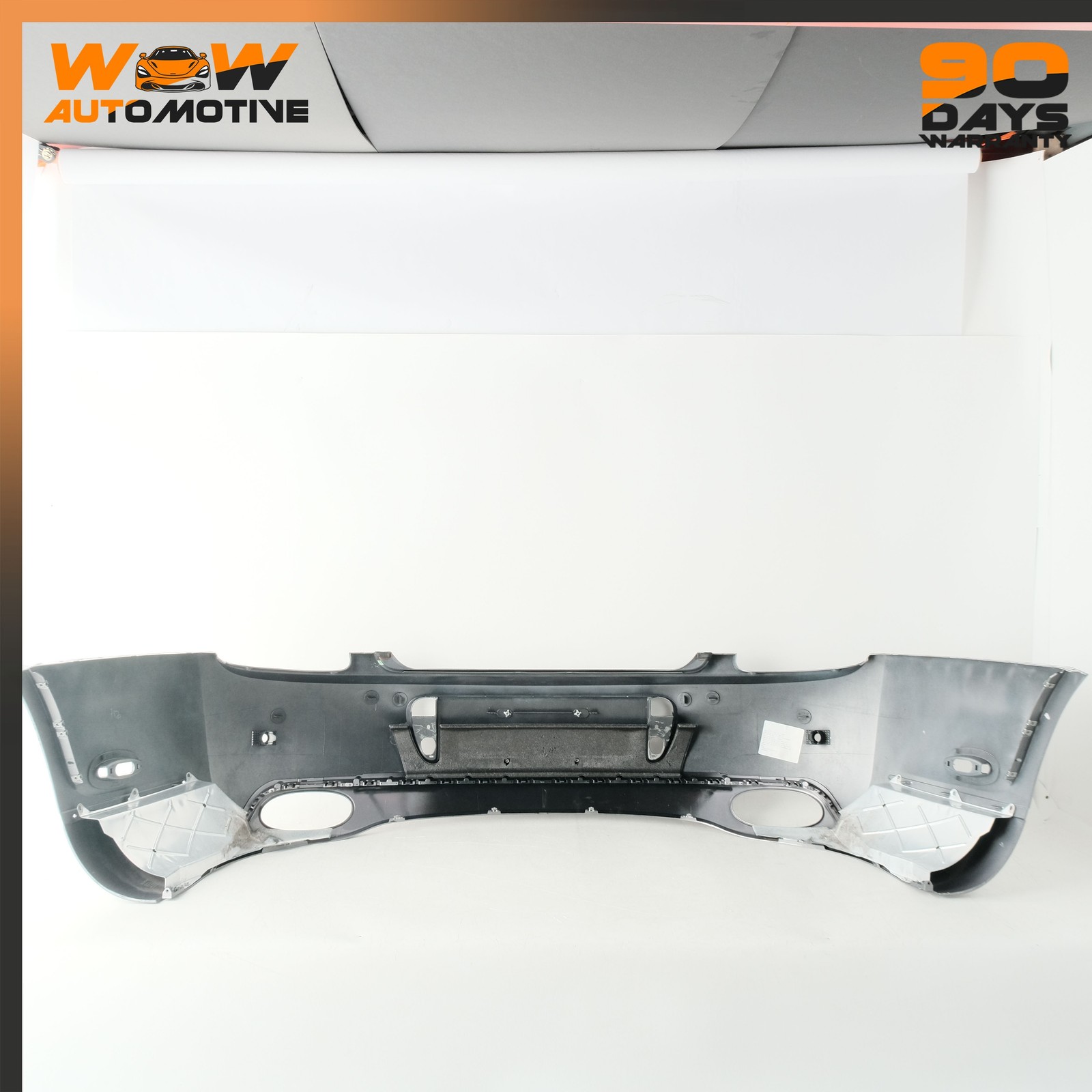04-11 BENTLEY CONTINENTAL GTC REAR BUMPER COVER SILVER TEMPEST METALLIC 7P OEM