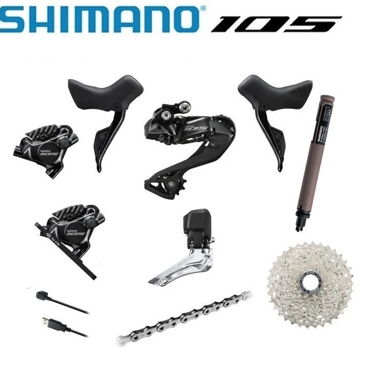 Shimano 105 R7170 DI2 2x12 24-Speed Groupset ST+BR+FD+RD-R7150+CS+