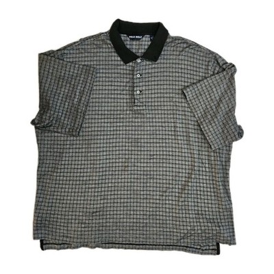 Polo Ralph Lauren Golf Polo Men's 2XL Pima Cotton Checkered Short Sleeve