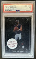 2024 Panini One Caleb Williams Blank Slate RC Rookie #BS-CWS Bears PSA 7