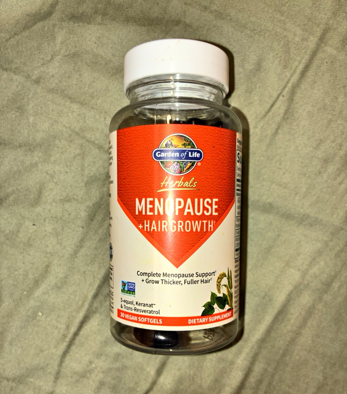 Garden of Life Menopause Support + Hair Skin Nail Vegan Non-GMO Axel 10/26
