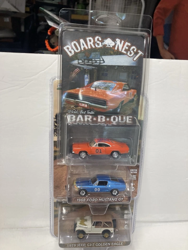 General Lee Daisys Jeep 00 Mustang All 3 Save Shipping Dukes of Hazzard diecast - Image 2 of 4