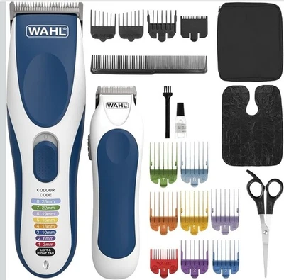 Wahl Colour Pro Cordless Combi Kit Hair Clippers With Beard Trimmer NEW