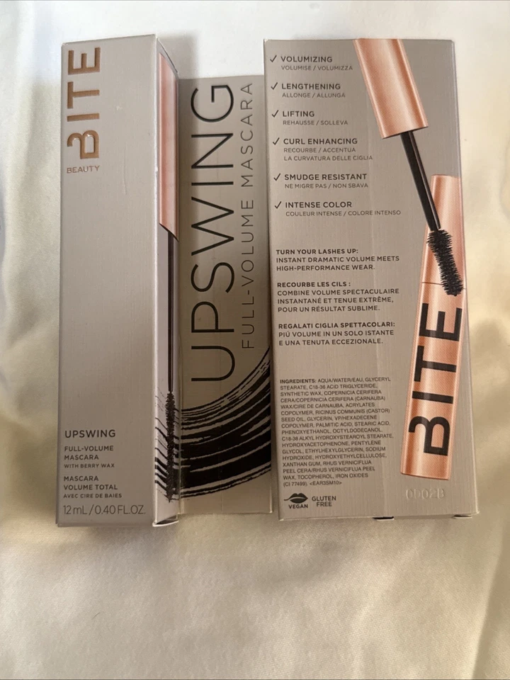 2-Bite Beauty Upswing Full Volume Mascara Solid Black, 12ml - Image 2 of 3