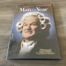 Robin Williams Man of the Year DVD 2007 Widescreen Barry Levinson - New Sealed