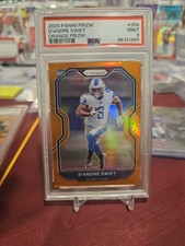 2020 Panini Prizm Dandre Swift Orange Prizm /249 Psa 9