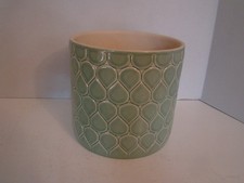 Celadon Teardrop Pattern Planter