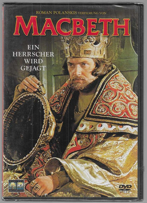 Erstauflage  Roman Polanski   MACBETH  Ein Herrscher wird gejagt  (DVD)  NEU OVP