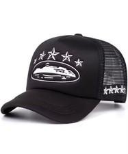 Corteiz Unisex Cap Black Brand new