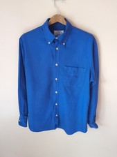 Camicia Armani Jeans Vintage anni 90 Taglia Media Made In Italy Cotone Blu 