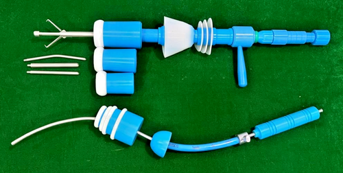 2pc Laparoscopic Mangeshkar-Type & Marva-Type Uterine Manipulator Reusable - Afbeelding 1 van 13