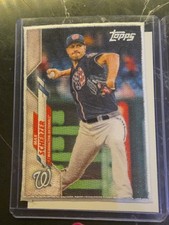 2020 Topps Silver Slugger Patch Lot - Max Scherzer & Jesus Luzardo RC Rookie A's