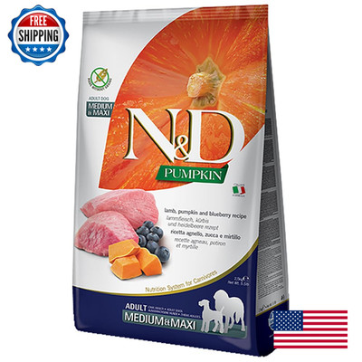 N&D Farmina - Natural Delicious Pumpkin Grain-Free Lamb Blueberry Dry Dog Food