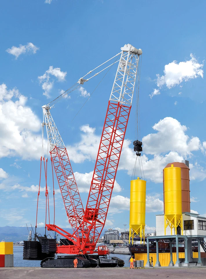 Kibri 13013 H0 Gru Cingolata Con Torretta, Kit, H0 - Immagine 2 di 3