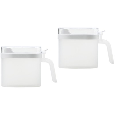 2 Pcs Plastiköl Kann Topf Zur Aufbewahrung Von Ölbehälter Küche Mädchen