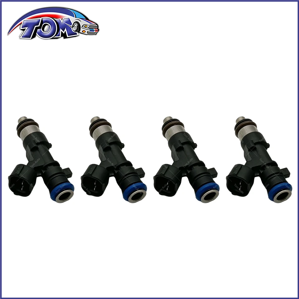 4x Inyectores de combustible para Nissan Sentra Cvt 2013-2016 sedán 1,8 l 0280158296 Fj1191 Foto 2 de 4