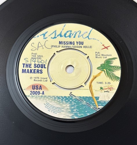 The Soul Makers, ~ Missing You 7" Soul Funk Vinyl Schallplatte sehr guter + Zustand - Bild 3 von 5