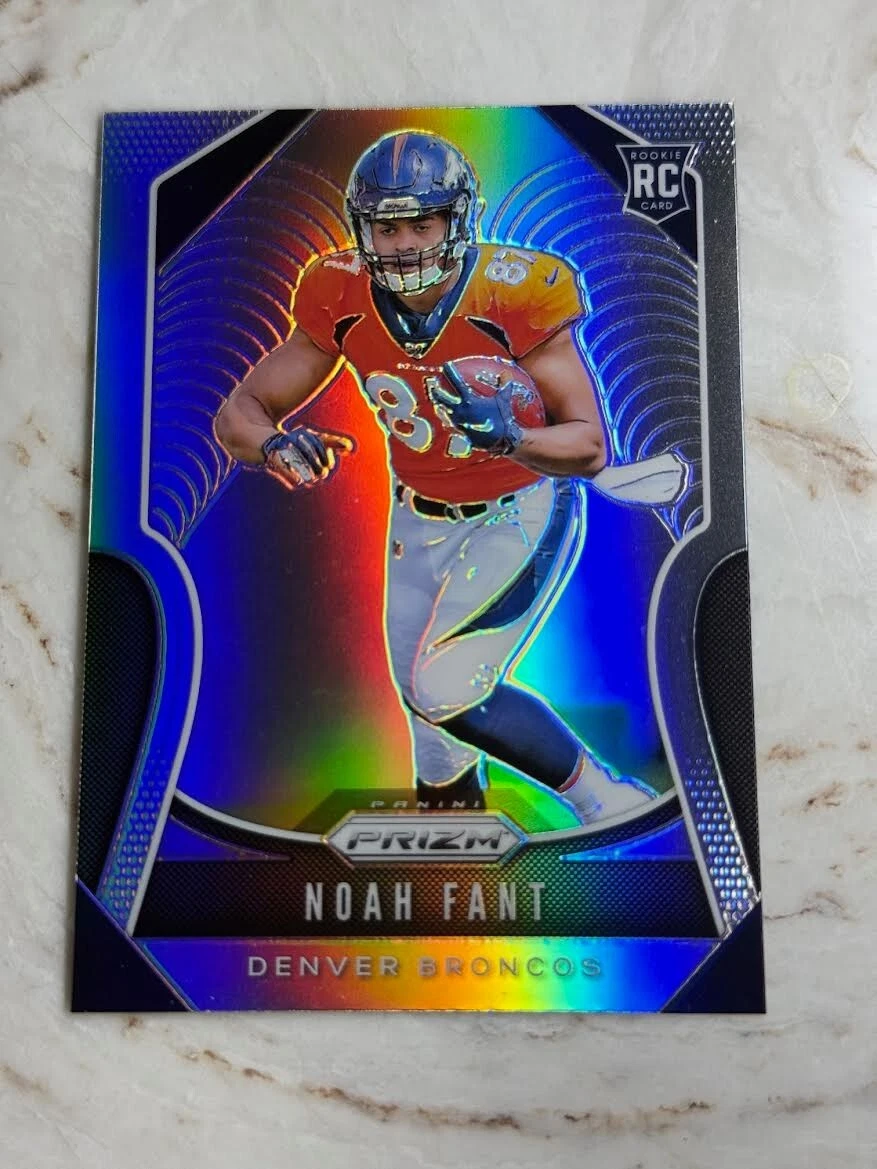 NOAH FANT - 2019 PANINI PRIZM FOOTBALL SILVER PRIZM ROOKIE CARD
