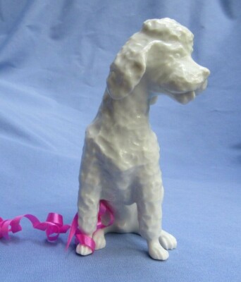 POODLE AUGARTEN AUSTRIA 5'' DOG figurine