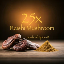 Reishi Mushroom Powder Herbal (Ganoderma lucidum) Pure Quality - USA - 1oz