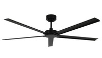 Outdoor Deckenventilator & Fernbedienung Monza Schwarz 152Cm Energiespar LüFter