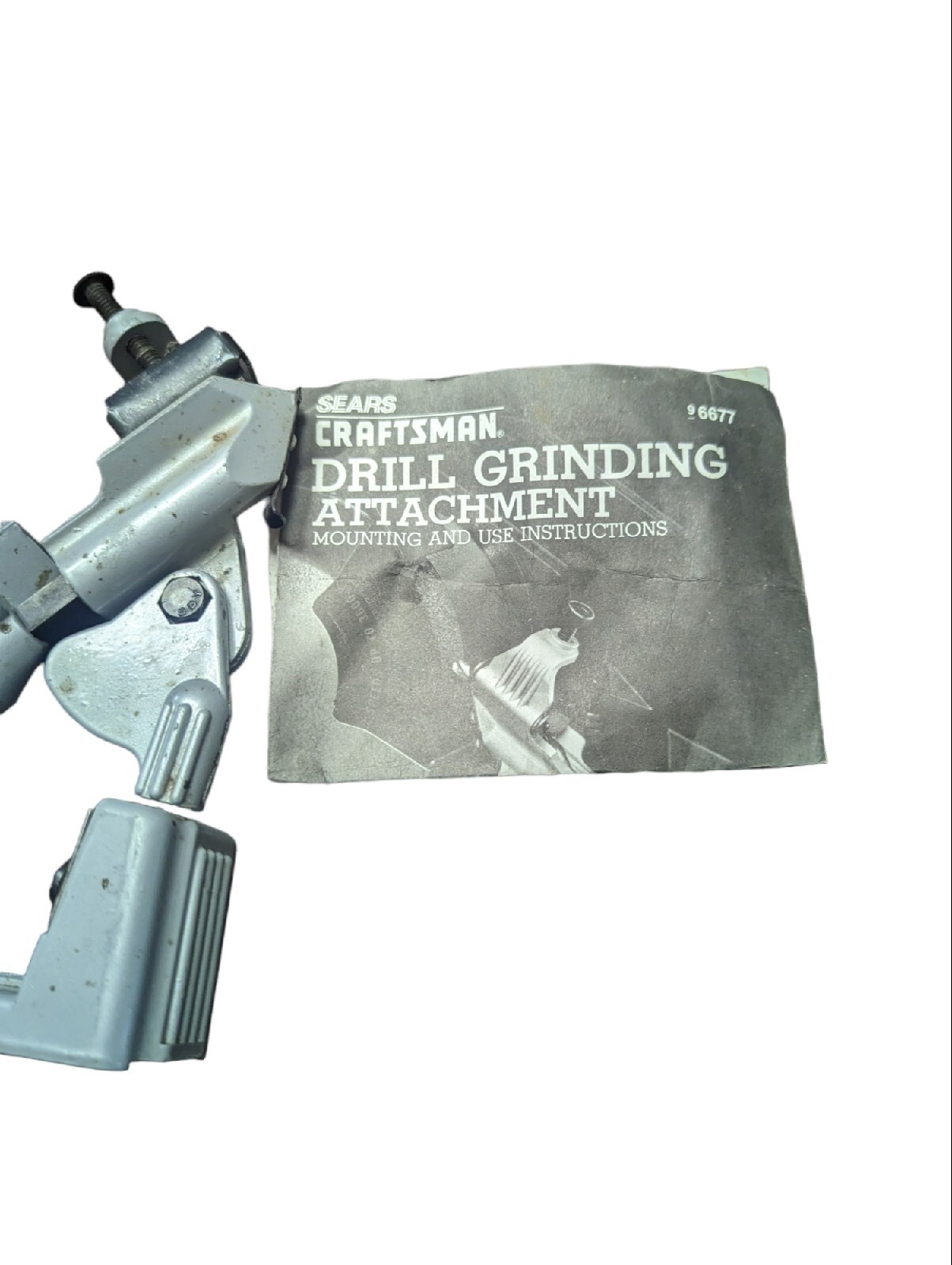 Vintage Sears Craftsman Drill Bit Grinding Attachment 96677 eBay
