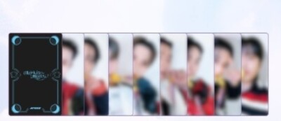 ATEEZ LUCKYDRAW photocard gold REUSABLE bag Destiny's Memories