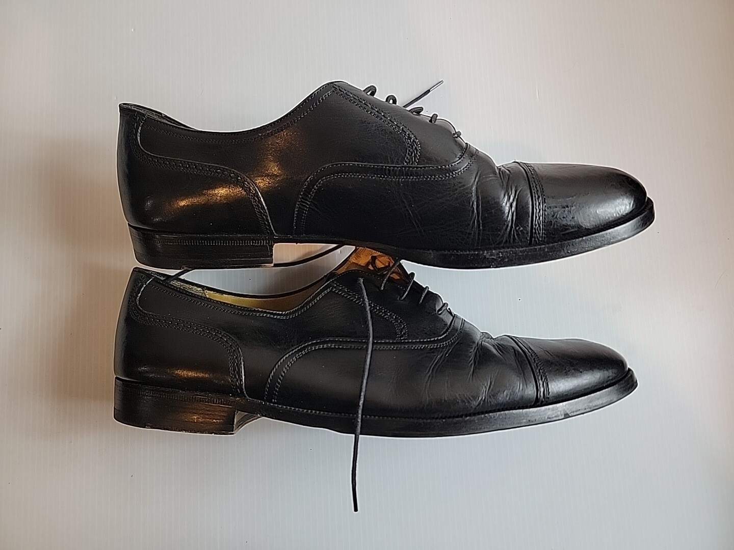 SAOLA Scarpe Oxford Cole Haan in pelle stringate comode da uomo taglia 10 M nere