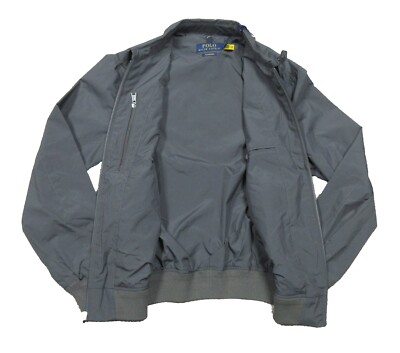 Polo by Ralph Lauren ダークグレー ジャケット Polo Ralph Lauren Men's Combat Gray Woven Performance Bomber