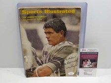 DAN REEVES DALLAS COWBOYS SIGNED Sports Illustrated w/Personalization JSA