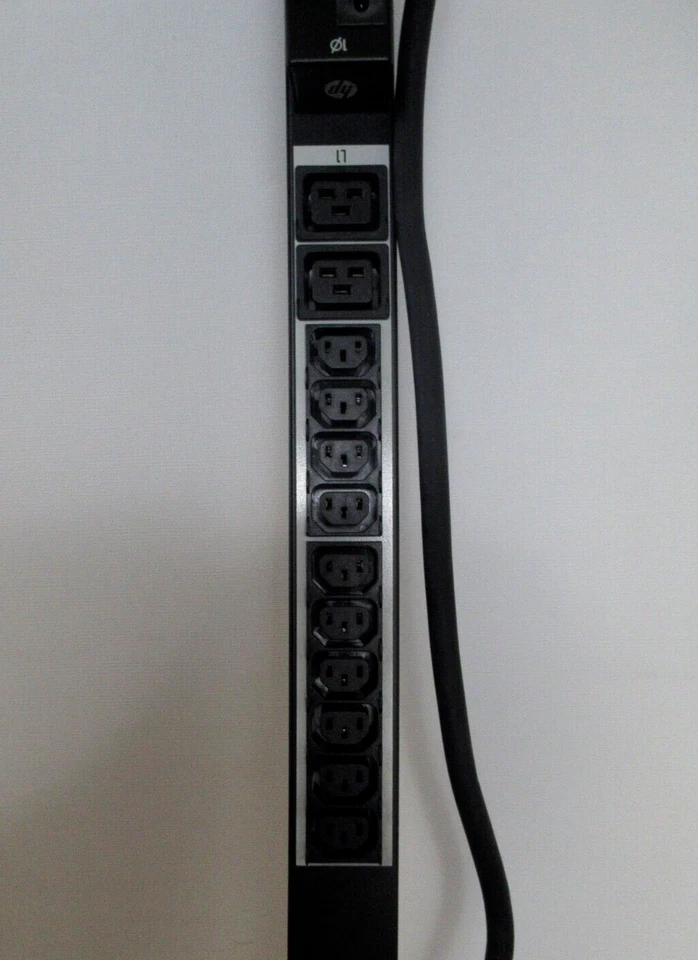 HP D9N48A 20xC13 4xC19 7.3kVA 0U Remote Monitored Rack PDU 32A 230V 731100-001 - Image 2 of 4
