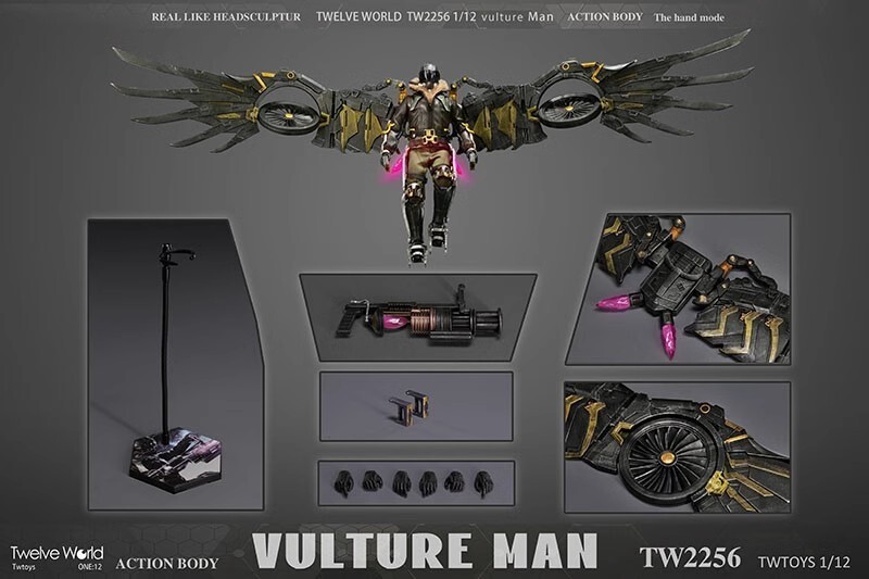 TWTOYS 1/12 Vultrue man ヴァルチャー マン TW2256 TWTOYS TW2256 1/12 Sky Scavenger Vulture Man 6