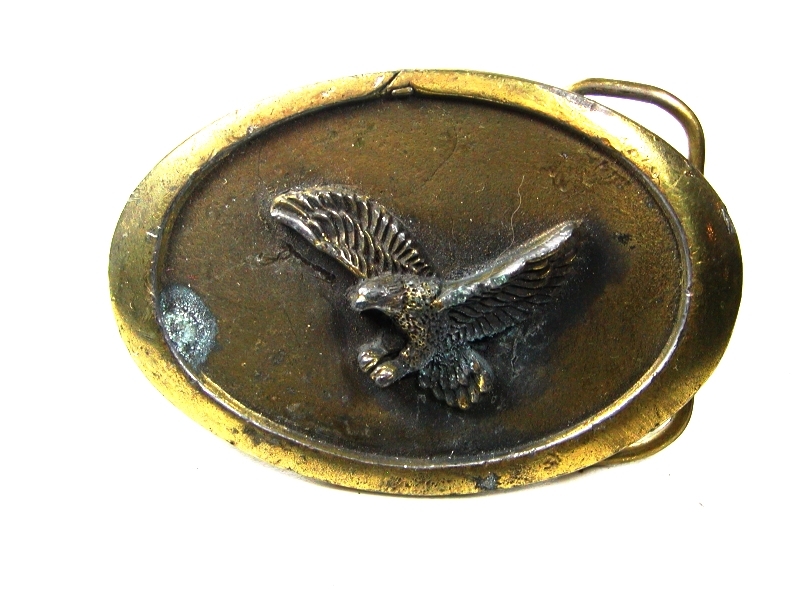 Boucle de ceinture - Aigle américain bleu - - livraison