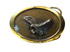 1983 American Eagle Belt Buckle By Great American Buckle Co. Made In USA 102615