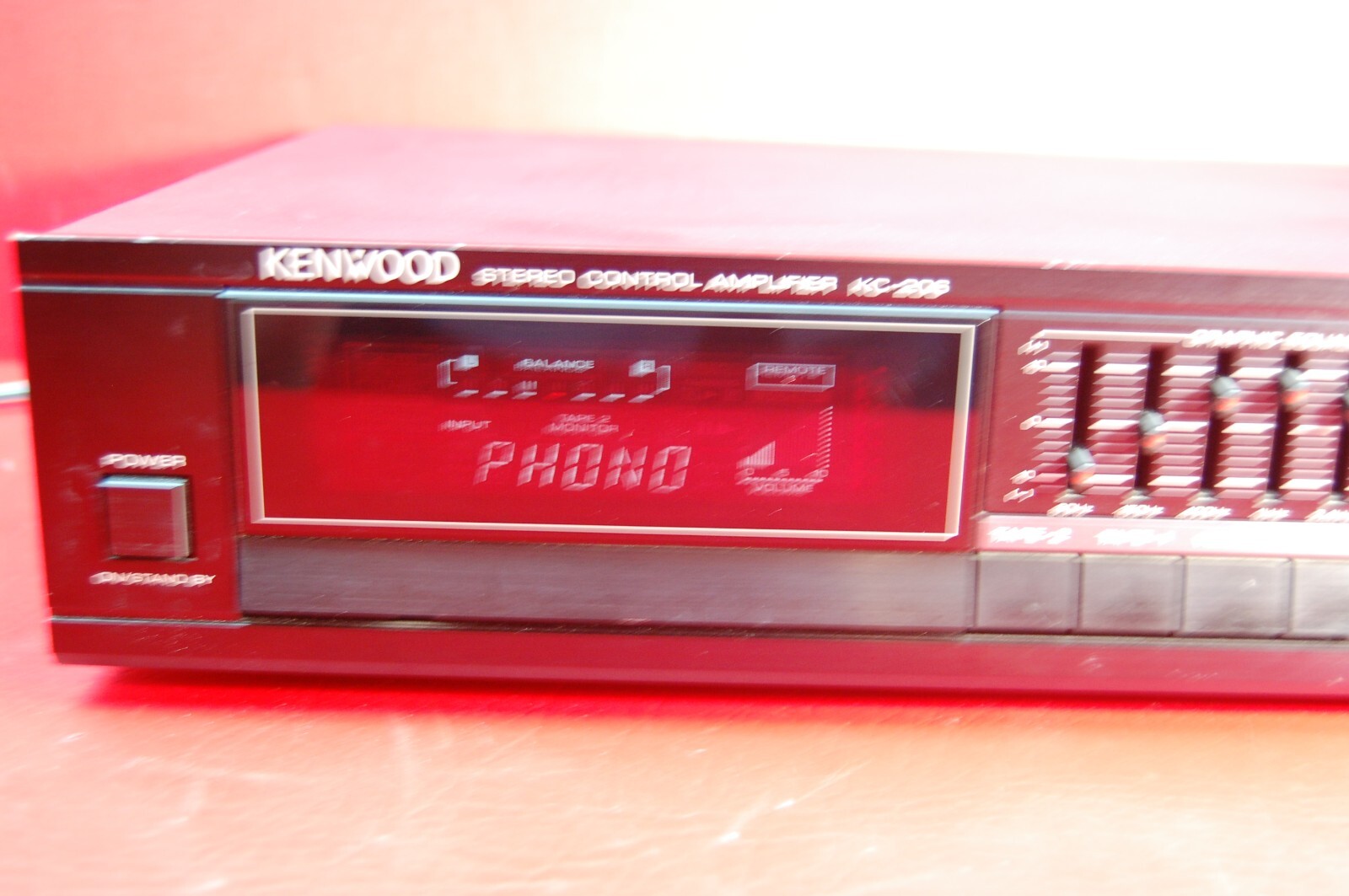 Kenwood KC207 Stereo Control Amplifier / Equalizer *TESTED & WORKING* eBay