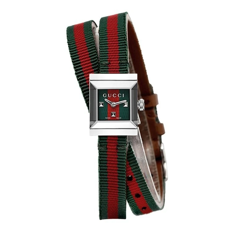 Montre femme Gucci G Frame YA128528 à quartz bicolore prix de détail